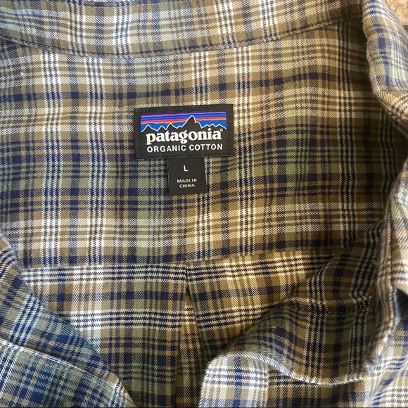 Patagonia Organic Cotton Plaid Long Sleeved Shirt - Picture 3 of 13